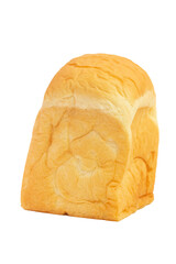 Milk bread isolated on transparency background.