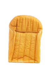 Milk bread isolated on transparency background.