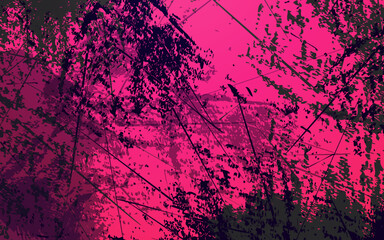 Abstract grunge texture black and magenta color background