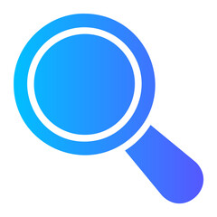 magnifying glass gradient icon