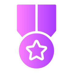 medal gradient icon