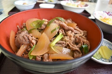 宇陀路室生道の駅、食堂、レストラン、牛丼