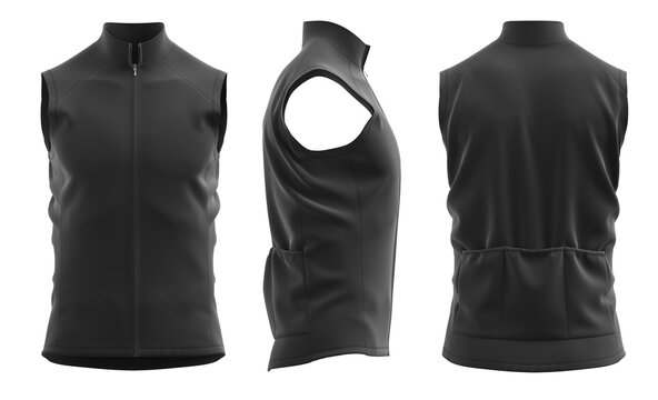 Cycling Vest Mockup 3d Rendered