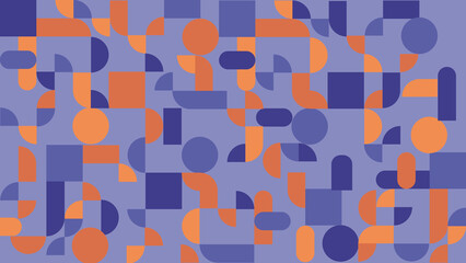 blue and beige geometric pattern, seamless wallpaper