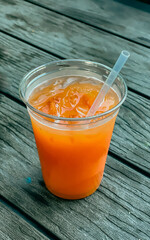 fruit punch in a glass