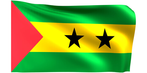 Flag of Sao Tome and Principe.