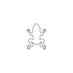 Fototapeta na wymiar frog icon vector illustration