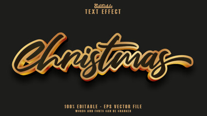 3D Christmas Text Effect