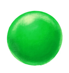 Bubble gum ball digital paint illustartion hand drawing