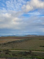 landscape with clouds