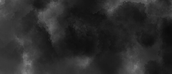 Black Watercolor abstract texture rectangle background