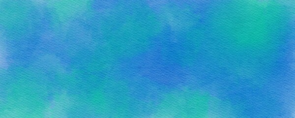 Blue Watercolor abstract texture rectangle background