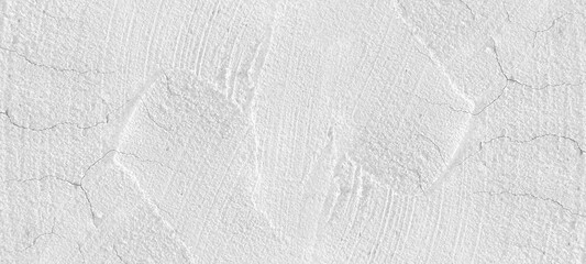 Vintage white plaster wall texture, Abstract painted wall surface, Stucco background with copy space to design the interior texture for display products.