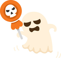 ghost halloween concept