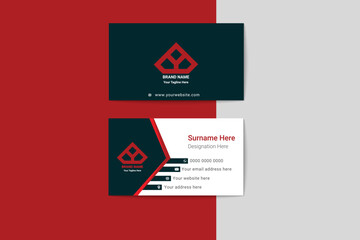 Professional elegant creative and modern business card design template