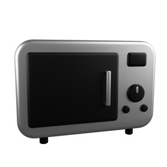 microwave 3d render icon