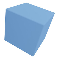 3d cube 3d render icon