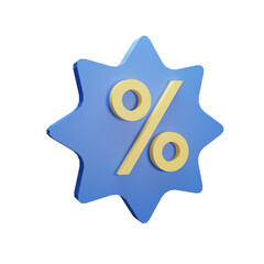 discount illustration 3d