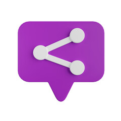 shared 3d render icon