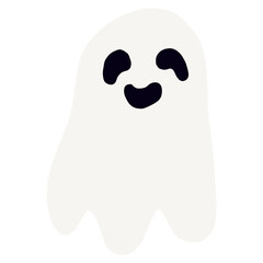 cute ghosts spook horror for Halloween day