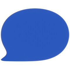 Speech Bubble 3D Illustration