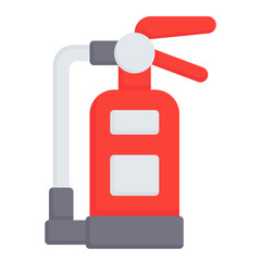 fire extinguisher flat icon