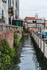Fototapeta na wymiar charming view of a canal in Venice, Italy