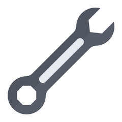 wrench flat icon