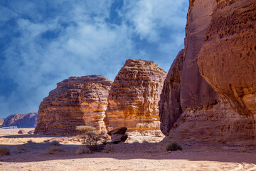 al ula natural rock formations 