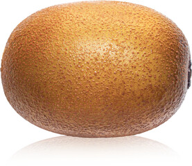 Gold Kiwi fruit transparency background.Fruit object.