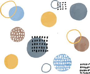 北欧風の背景ベクターイラスト