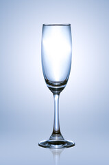 empty wine glass