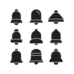 bell icon or logo isolated sign symbol vector illustration - high quality black style vector icons
