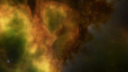 nebula gas cloud in deep outer space
