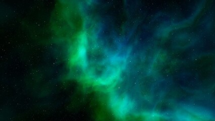 Cosmic background with a blue purple nebula and stars  © ANDREI