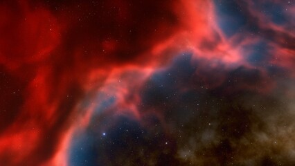 Obraz premium Night sky - Universe filled with stars, nebula and galaxy 