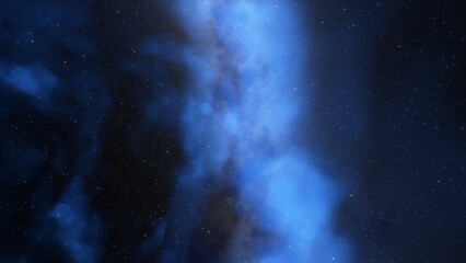 Night sky - Universe filled with stars, nebula and galaxy
