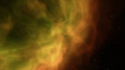 bright nebula, nebula in space, majestic red-purple nebula, beautiful space background 3D render
