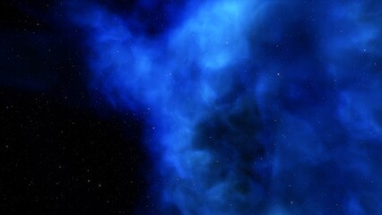 Deep space nebula with stars. Bright and vibrant Multicolor Starfield Infinite space outer space background with nebulas and stars. Star clusters, nebula outer space background 3d render
