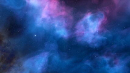 Space nebula, for use with projects on science, research, and education. Illustration
