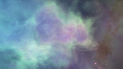 Fototapeta premium red-violet nebula in outer space, horsehead nebula, unusual colorful nebula in a distant galaxy, red nebula 3d render 