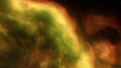 nebula gas cloud in deep outer space
