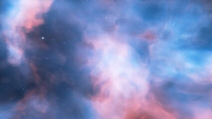 nebula gas cloud in deep outer space
