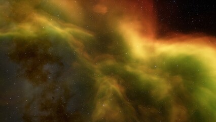 nebula gas cloud in deep outer space

