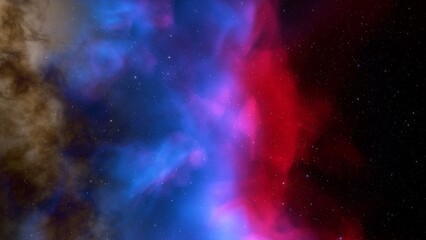 Obraz premium Night sky - Universe filled with stars, nebula and galaxy 