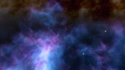 Night sky - Universe filled with stars, nebula and galaxy
