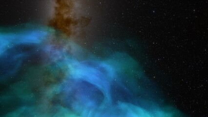 Night sky - Universe filled with stars, nebula and galaxy
