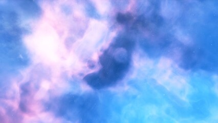 bright nebula, nebula in space, majestic red-purple nebula, beautiful space background 3D render
