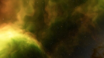 red-violet nebula in outer space, horsehead nebula, unusual colorful nebula in a distant galaxy, red nebula 3d render
