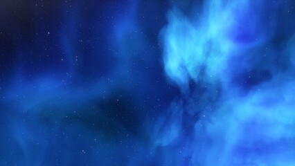 Deep space nebula with stars. Bright and vibrant Multicolor Starfield Infinite space outer space background with nebulas and stars. Star clusters, nebula outer space background 3d render
